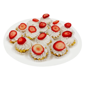 Tartaletitas de fresa ( x100)